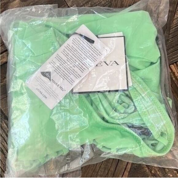 NWT Moeva Klara One-Piece Mint Green Swimsuit – Sz Small - Picture 3 of 4